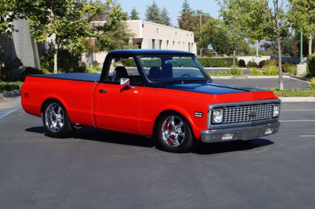 1972 Red Chevrolet C-10 Pickup Truck