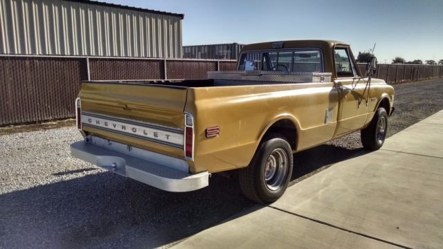 1972 Gold Chevrolet C-10 Standard Cab Pickup