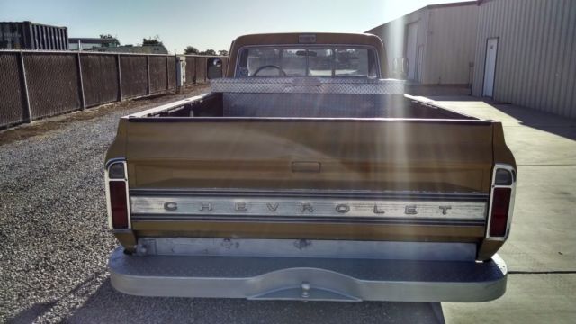 1972 Gold Chevrolet C-10 Standard Cab Pickup
