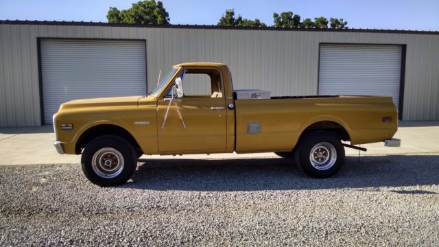 1972 Gold Chevrolet C-10 Standard Cab Pickup
