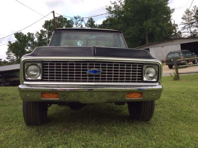 1972 Black Chevrolet C-10 Standard Cab Pickup