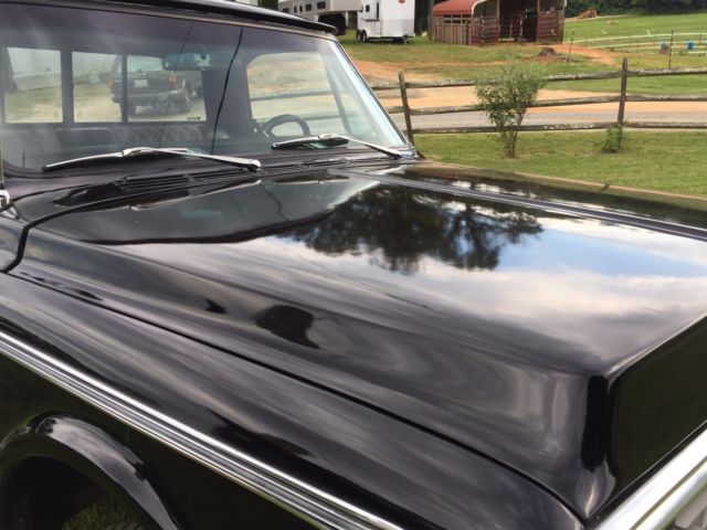 1972 Black Chevrolet C-10 Standard Cab Pickup