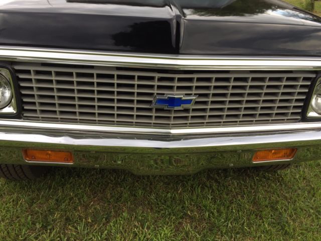 1972 Black Chevrolet C-10 Standard Cab Pickup