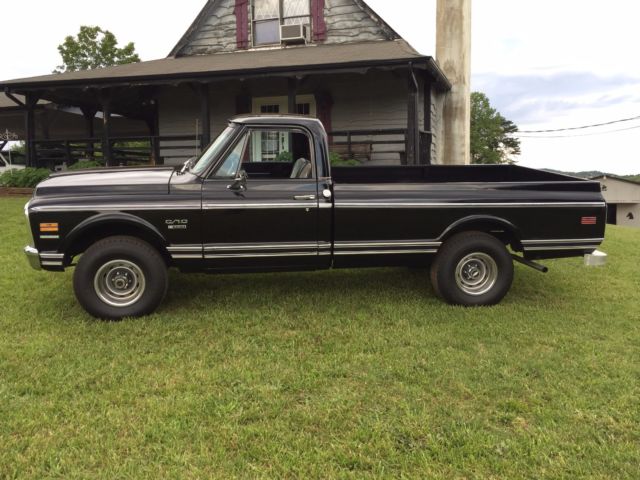 1972 Black Chevrolet C-10 Standard Cab Pickup