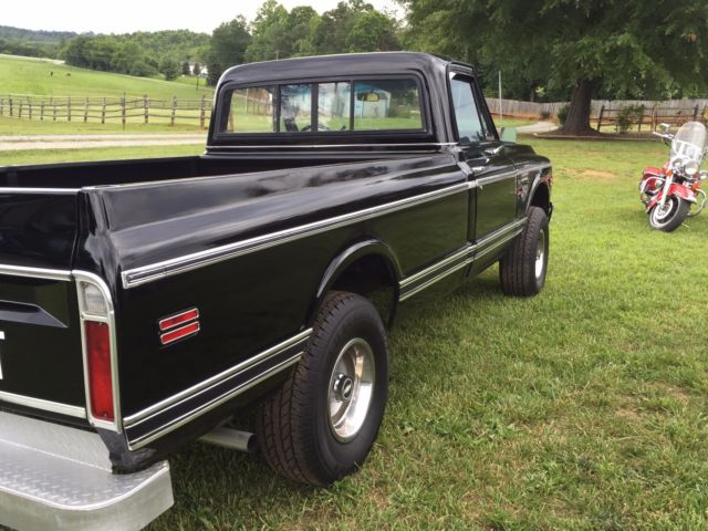1972 Black Chevrolet C-10 Standard Cab Pickup