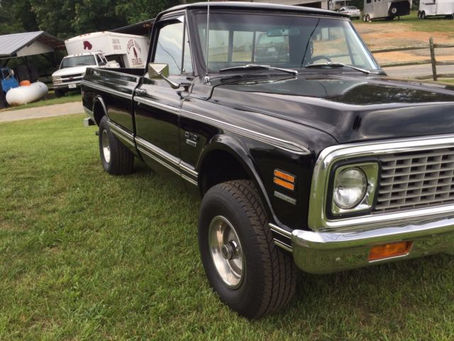 1972 Black Chevrolet C-10 Standard Cab Pickup