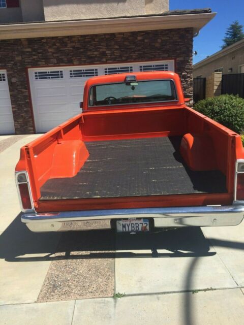 1972 Hugger Orange and White Chevrolet C-10 Pickup