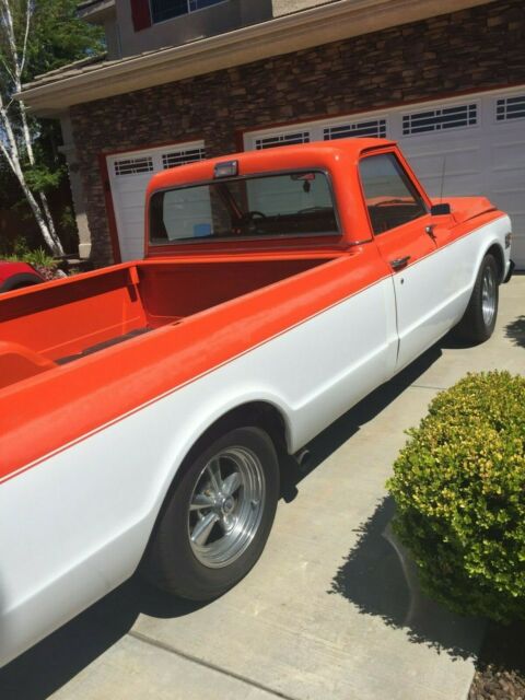 1972 Hugger Orange and White Chevrolet C-10 Pickup