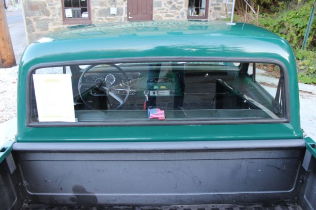 19720000 Green Chevrolet C-10 Standard Cab Pickup