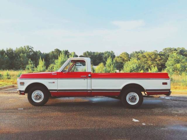 1972 Red Chevrolet C-10 Standard Cab Pickup