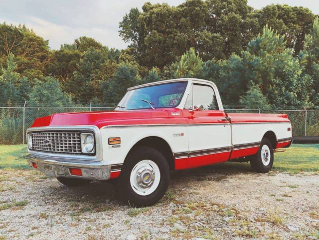 1972 Red Chevrolet C-10 Standard Cab Pickup