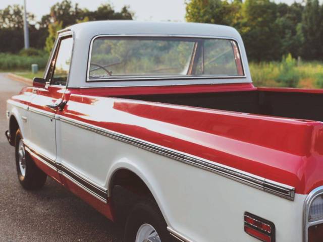 1972 Red Chevrolet C-10 Standard Cab Pickup