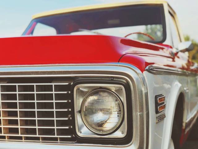 1972 Red Chevrolet C-10 Standard Cab Pickup