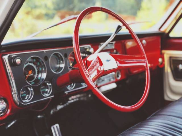 1972 Red Chevrolet C-10 Standard Cab Pickup