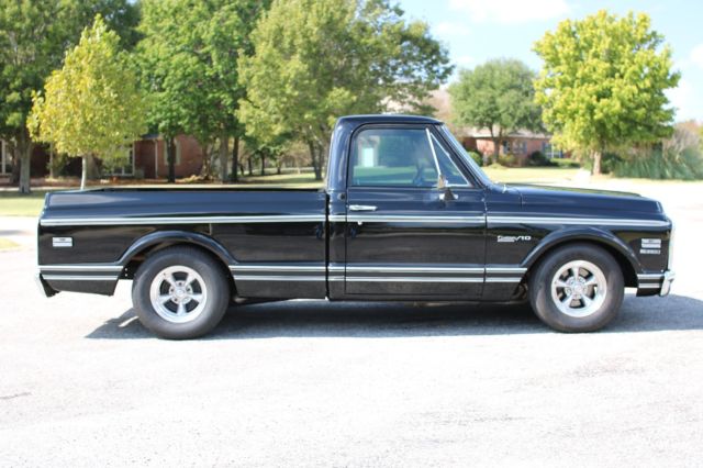 1972 Black Chevrolet C-10