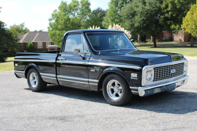 1972 Black Chevrolet C-10