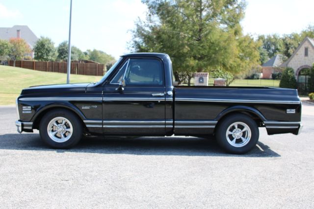 1972 Black Chevrolet C-10