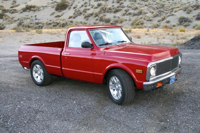 1972 Red Chevrolet C-10 Short Wheel Base 4x4
