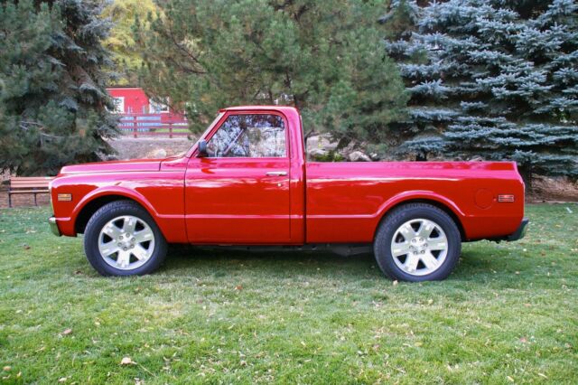 1972 Red Chevrolet C-10 Short Wheel Base 4x4