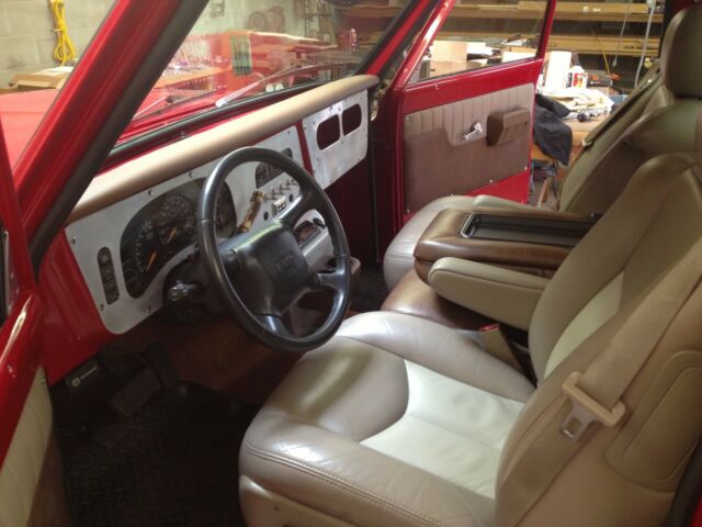 1972 Red Chevrolet C-10 Short Wheel Base 4x4