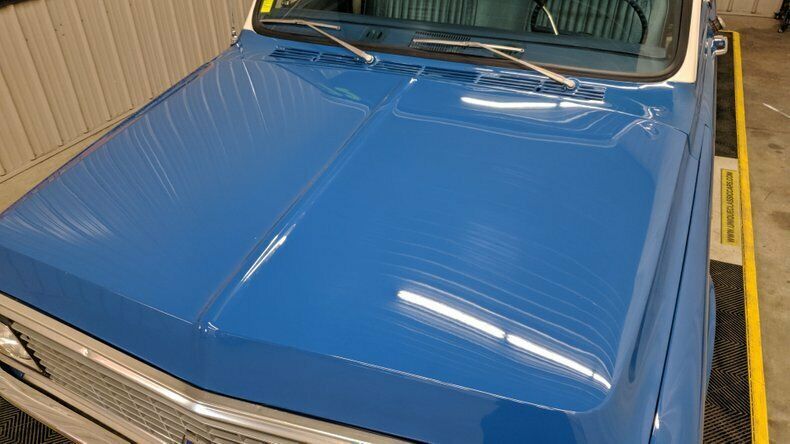 1972 Blue Chevrolet C10 Pickup (Truck)