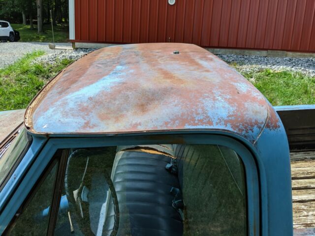 1972 Blue Chevrolet C-10 Standard Cab Pickup