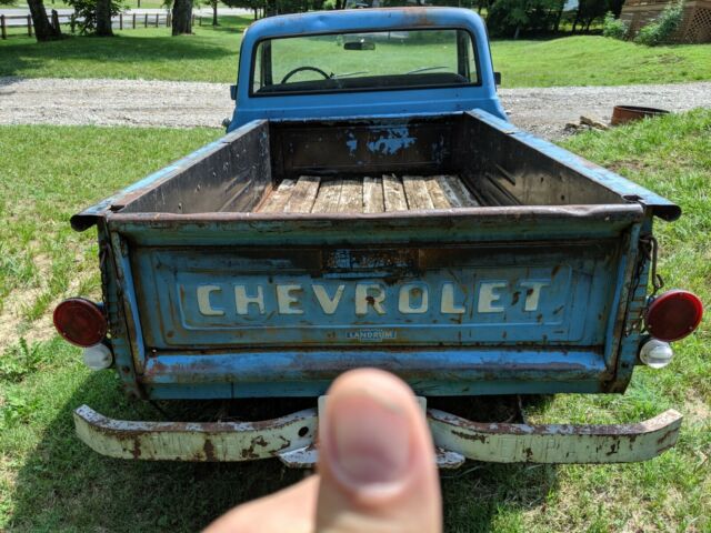 1972 Blue Chevrolet C-10 Standard Cab Pickup