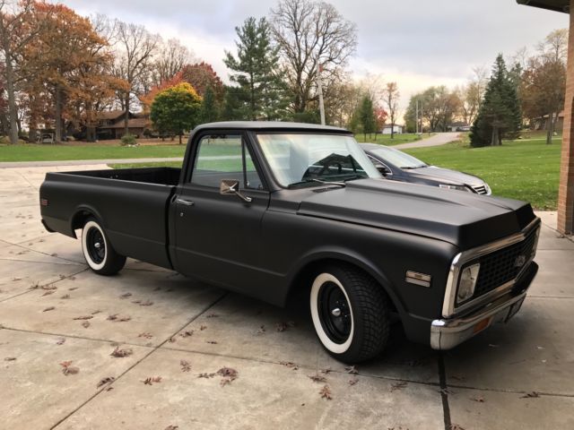 1972 Black Chevrolet C-10 Standard Cab Pickup