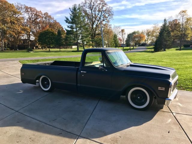 1972 Black Chevrolet C-10 Standard Cab Pickup