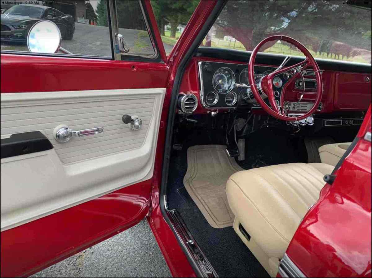 1972 Red Chevrolet C10/K10 Pickup