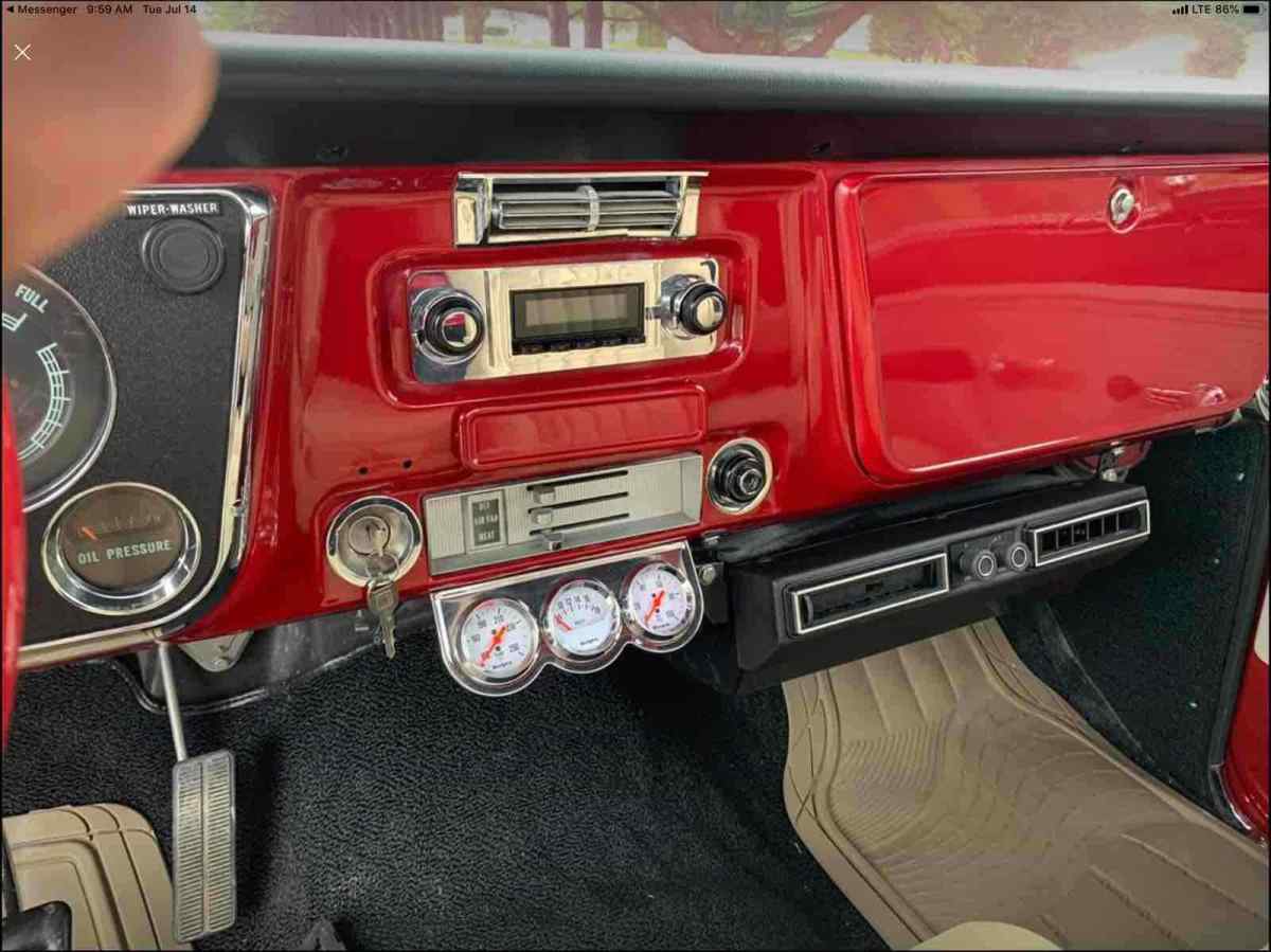 1972 Red Chevrolet C10/K10 Pickup