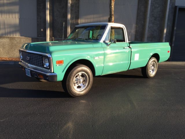 1972 Green Chevrolet C/K Pickup 2500 Standard Cab Pickup