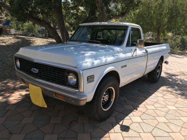 1972 White Chevrolet Other Pickups Standard Cab Pickup
