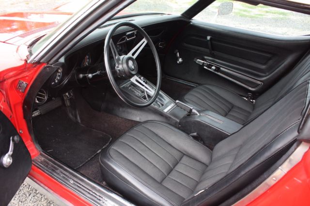 1972 Red Chevrolet Corvette Coupe