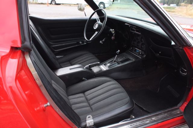 1972 Red Chevrolet Corvette Coupe
