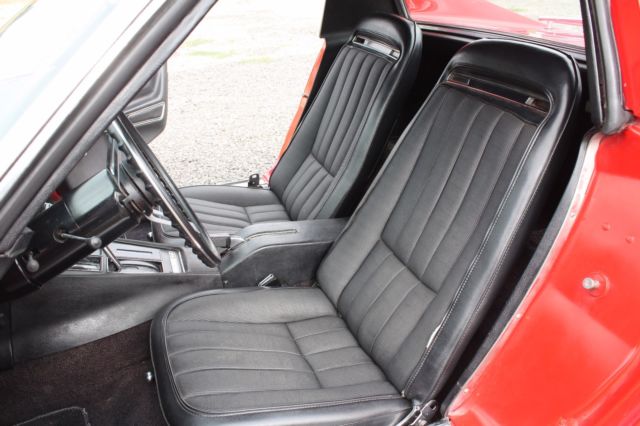 1972 Red Chevrolet Corvette Coupe