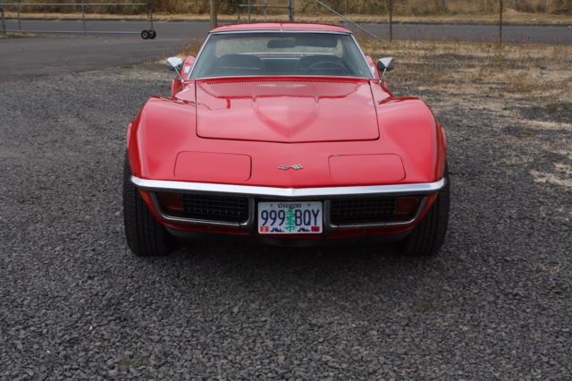 1972 Red Chevrolet Corvette Coupe