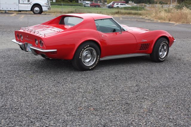 1972 Red Chevrolet Corvette Coupe