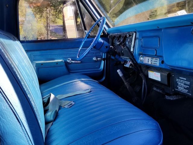 1972 Blue Chevrolet Other Pickups Cab & Chassis