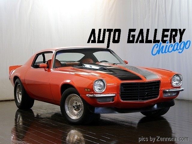 1972 Orange Chevrolet Camaro --