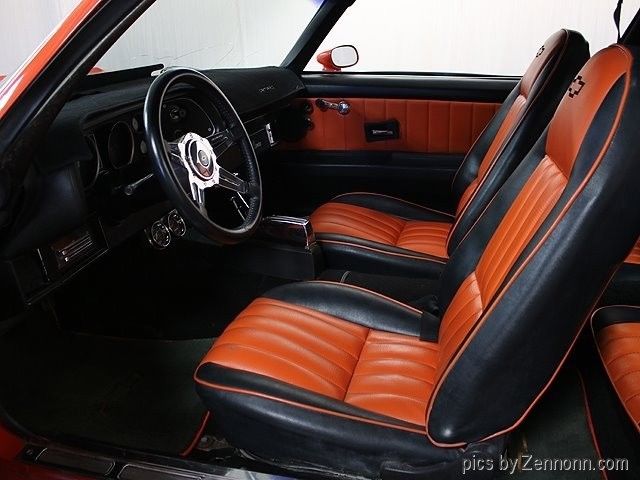1972 Orange Chevrolet Camaro --