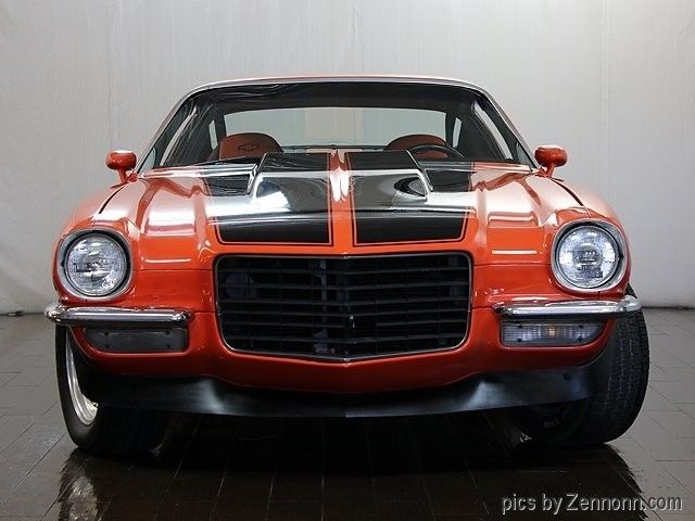 1972 Orange Chevrolet Camaro --