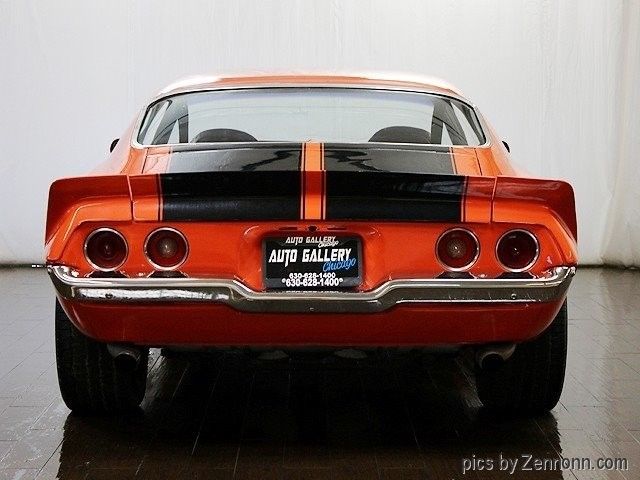 1972 Orange Chevrolet Camaro --