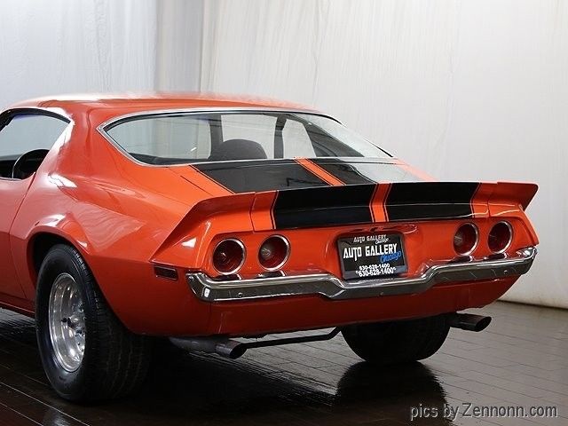 1972 Orange Chevrolet Camaro --