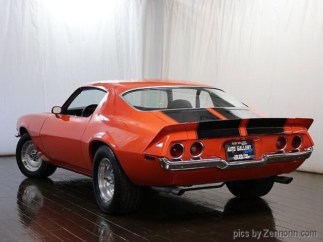 1972 Orange Chevrolet Camaro --