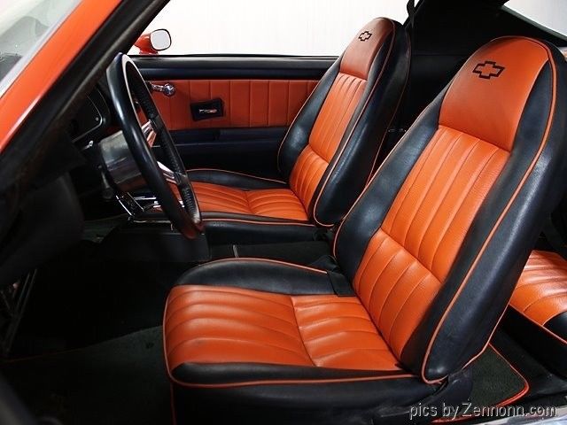 1972 Orange Chevrolet Camaro --