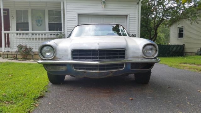 1972 Blue Chevrolet Camaro Coupe