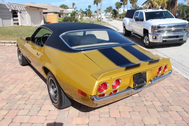 1972 Gold Chevrolet Camaro Coupe