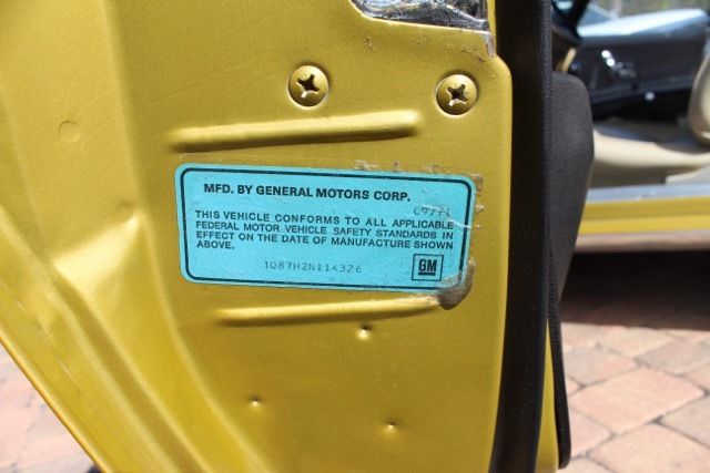 1972 Gold Chevrolet Camaro Coupe