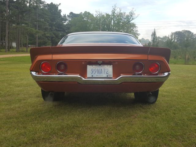 1972 Sun Set Orange Chevrolet Camaro Coupe